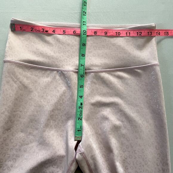 Zyia Active Leggings Womens 8 10 Pink Leopard Unicorn Iridescent Activewear - Picture 5 of 6